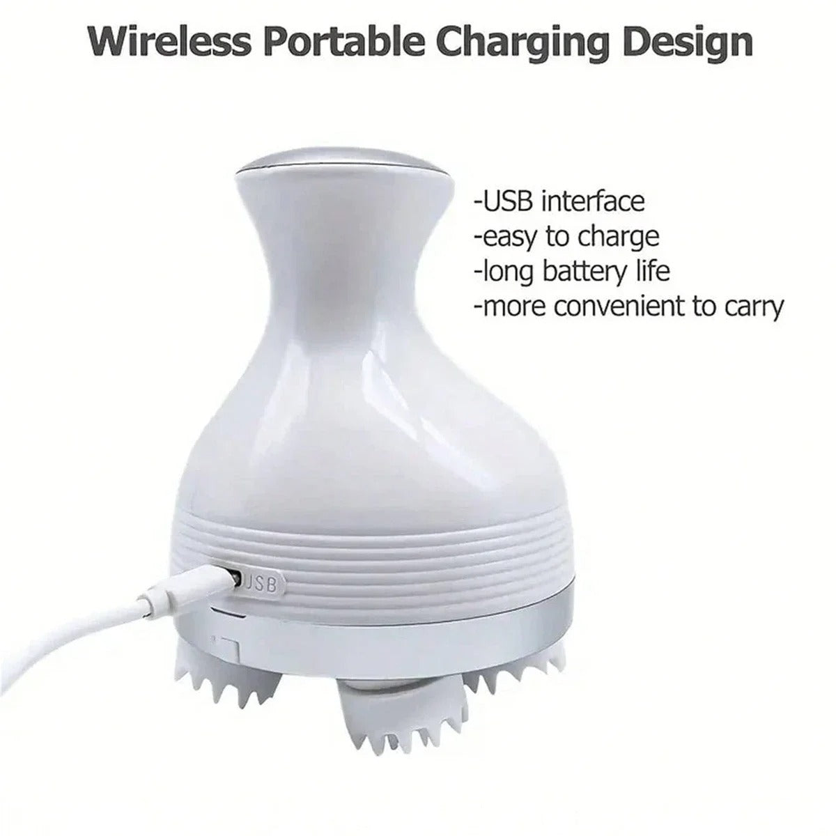 Rechargeable Head & Body Kneading Massager
