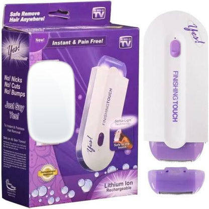 Finishing Touch Hair Remover for Women – Instant & Pain Free Facial Hair Remover with LED Light