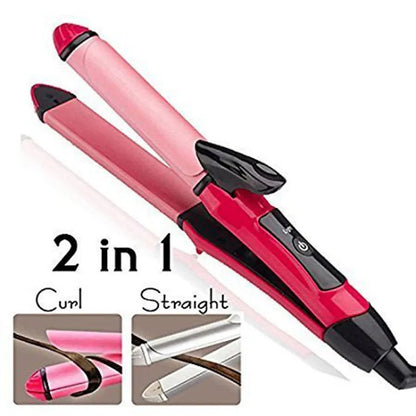 Nova 2 in 1 Hair Straightener & Curler – Dual Function Hair Styling Iron for Curling & Straightening