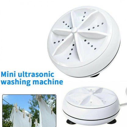 Portable Turbine Ultrasonic Washing Machine - (IMPORTED)