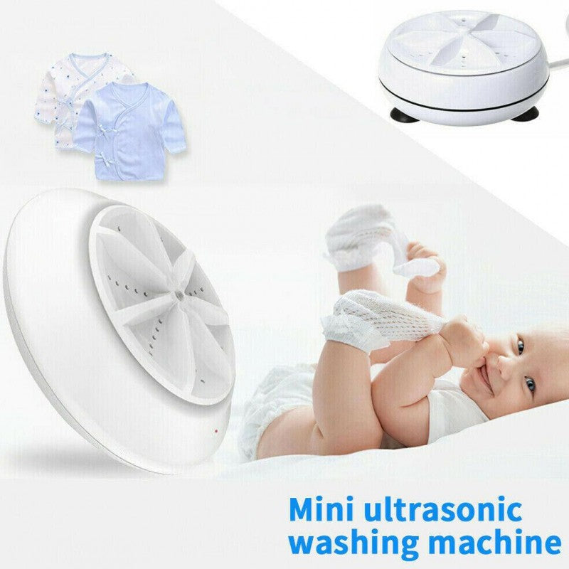 Portable Turbine Ultrasonic Washing Machine - (IMPORTED)