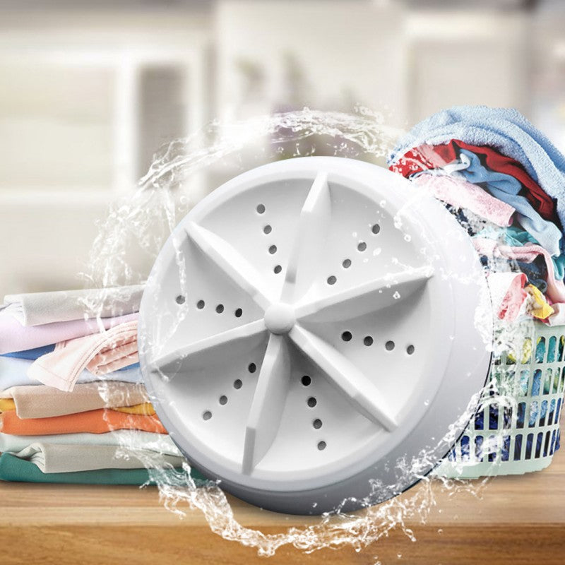 Portable Turbine Ultrasonic Washing Machine - (IMPORTED)