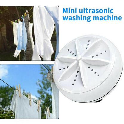Portable Turbine Ultrasonic Washing Machine - (IMPORTED)