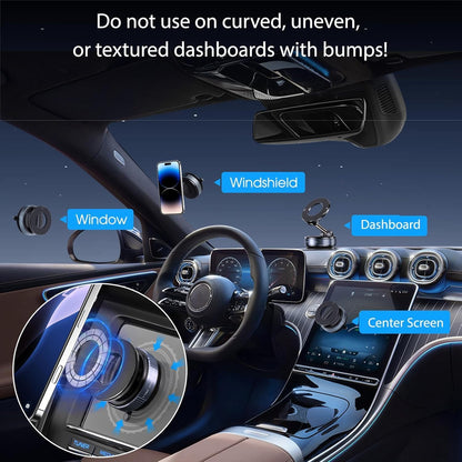 Magnetic Phone Holder Stand – 360° Rotatable Adjustable Mobile Stand for Desk & Car with Strong Magnet Grip