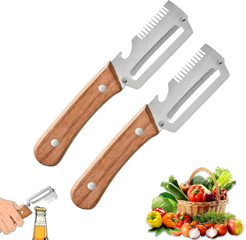 2-in-1 Stainless Steel Vegetable Peeler