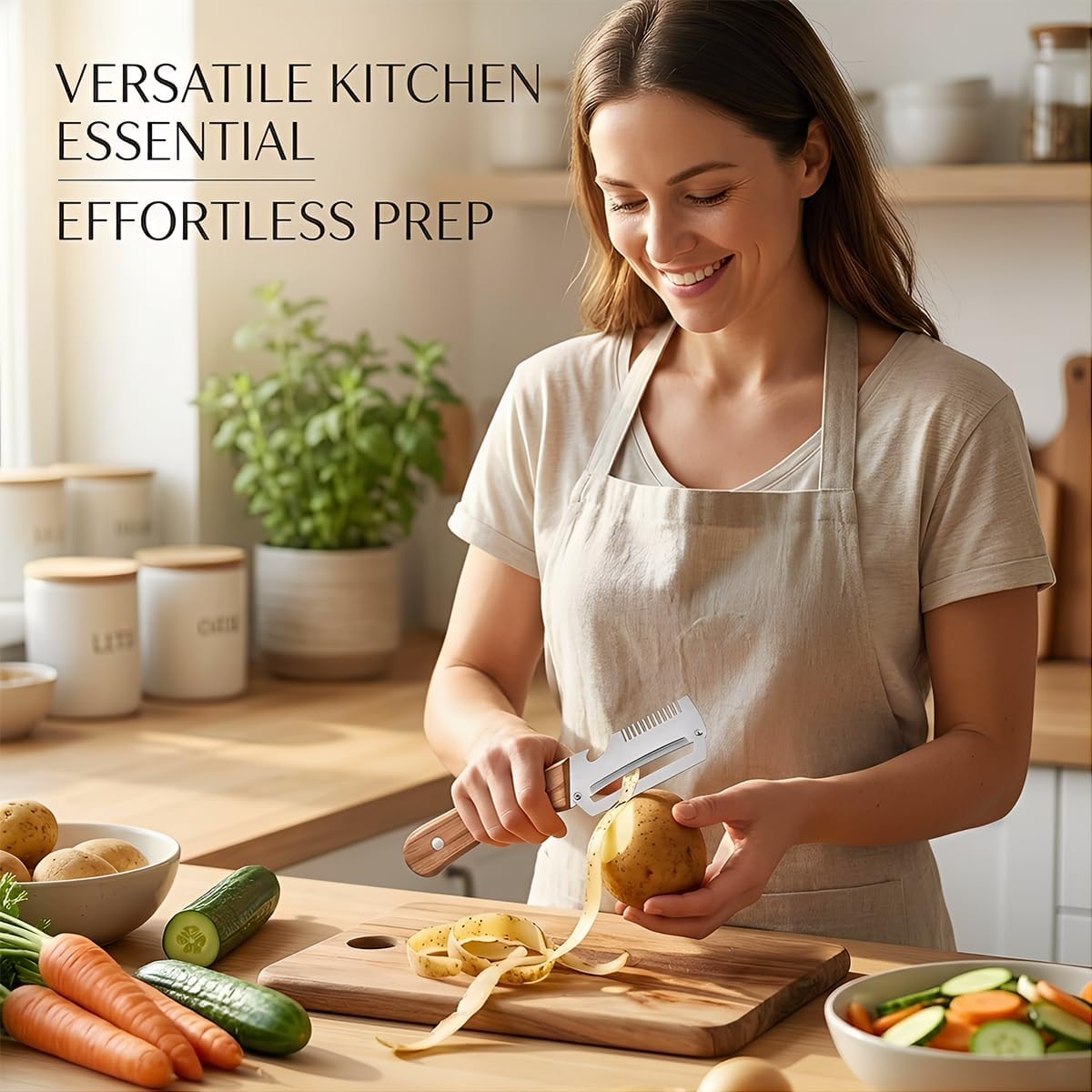 2-in-1 Stainless Steel Vegetable Peeler