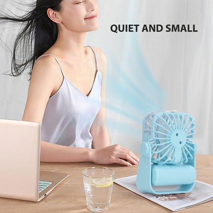 Rechargeable USB Desk Spray Fan