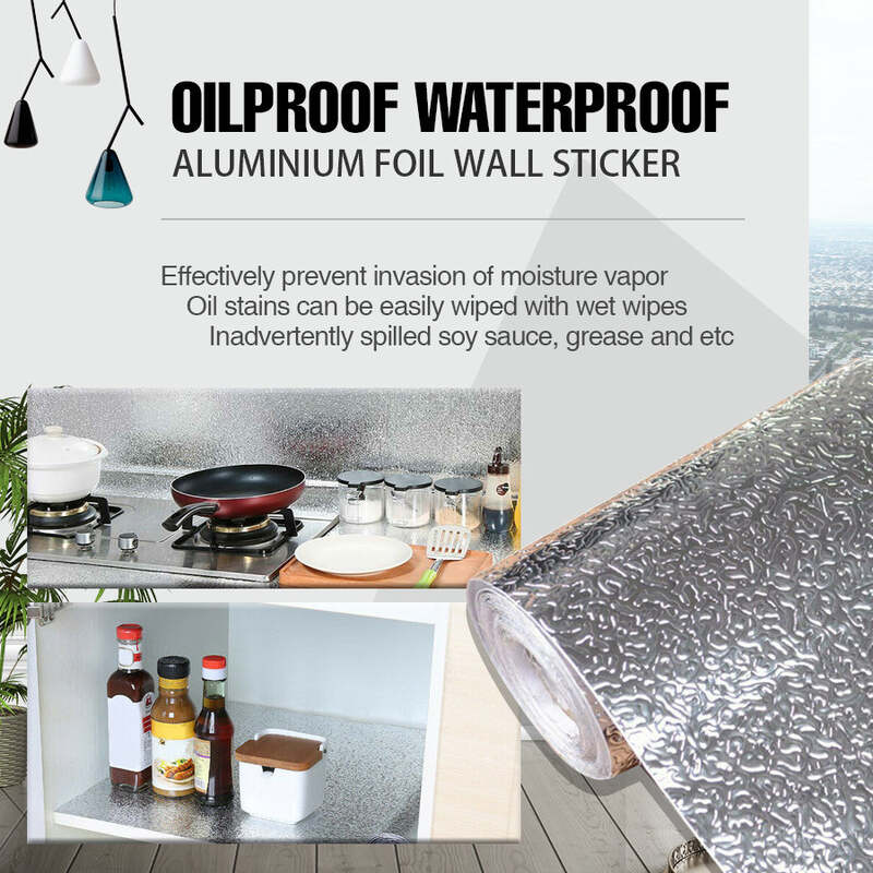 Aluminum Foil Self Adhesive Wall Stickers