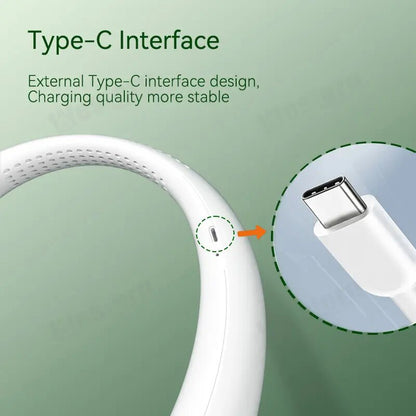 Portable Bladeless Hanging Neck Fan - (IMPORTED)