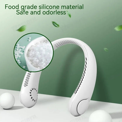 Portable Bladeless Hanging Neck Fan - (IMPORTED)