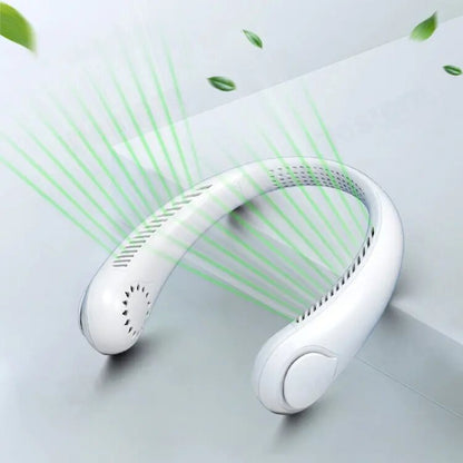 Portable Bladeless Hanging Neck Fan - (IMPORTED)