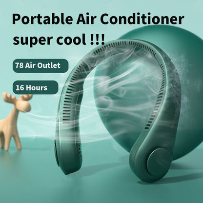 Portable Bladeless Hanging Neck Fan - (IMPORTED)