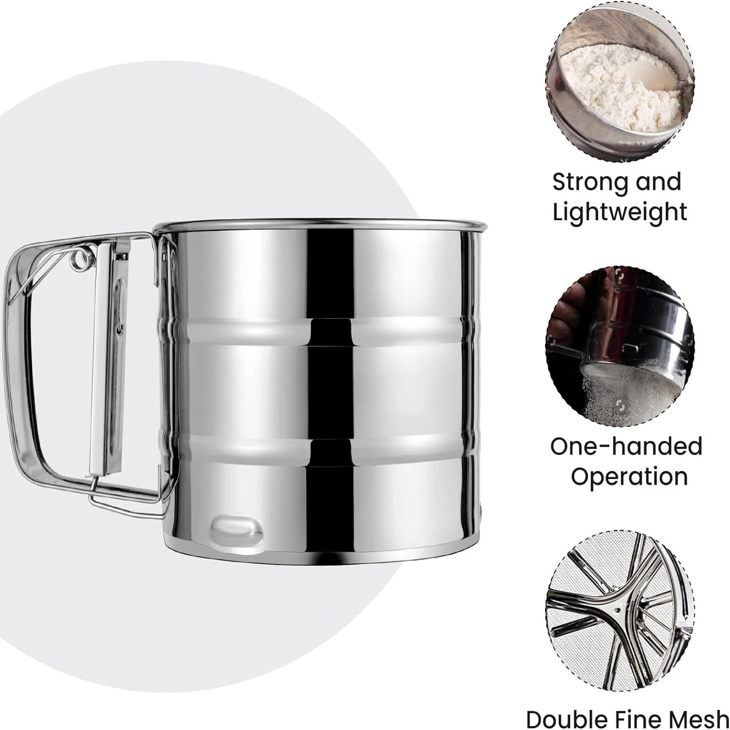 Stainless Steel Flour Strainer