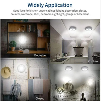 Pack of 3 Wireless LED Night Lights