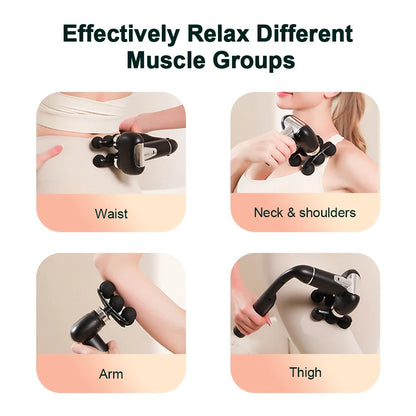 6-Head Rechargeable Multifunction Massager