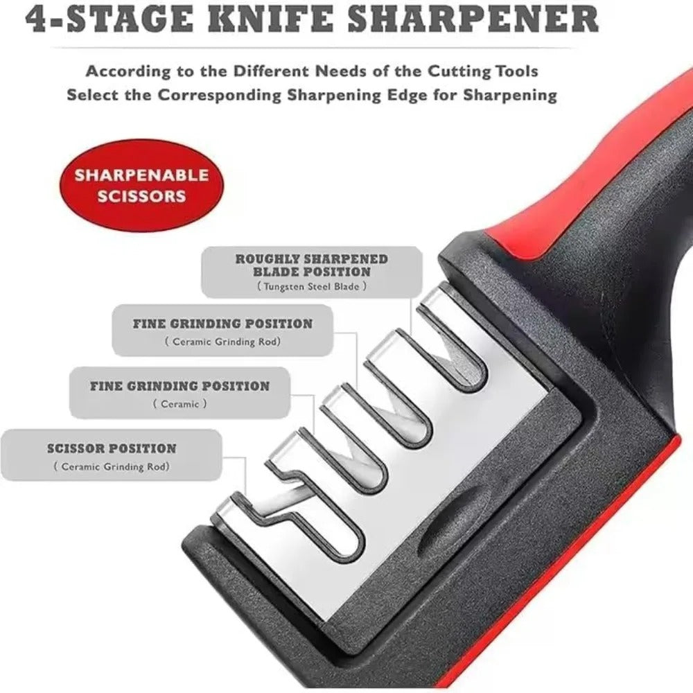 Multifunctional Knife Scissor Sharpener