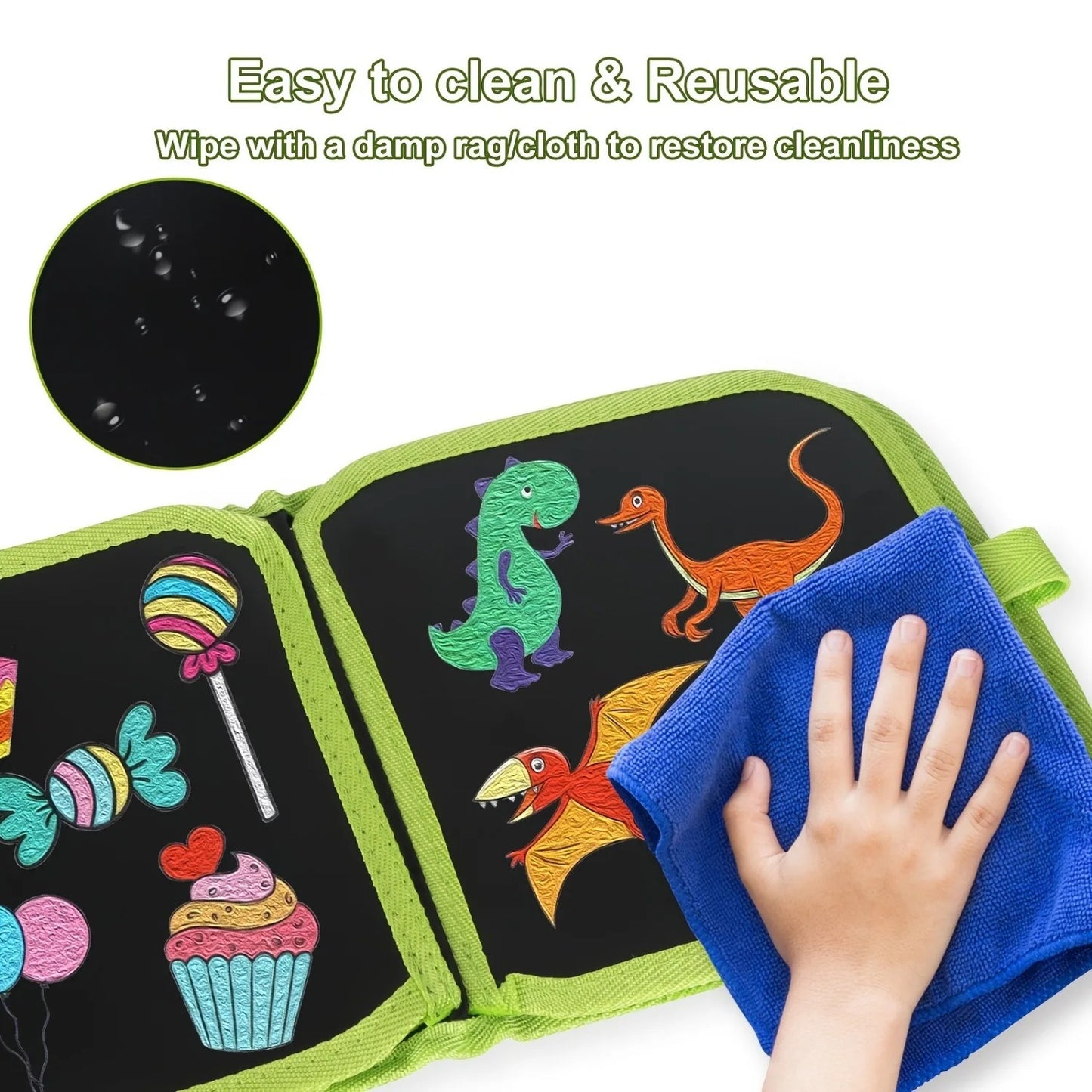 Erasable Doodle Writing Book for Kids