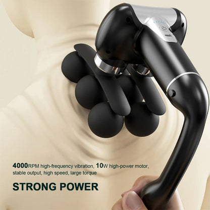 6-Head Rechargeable Multifunction Massager