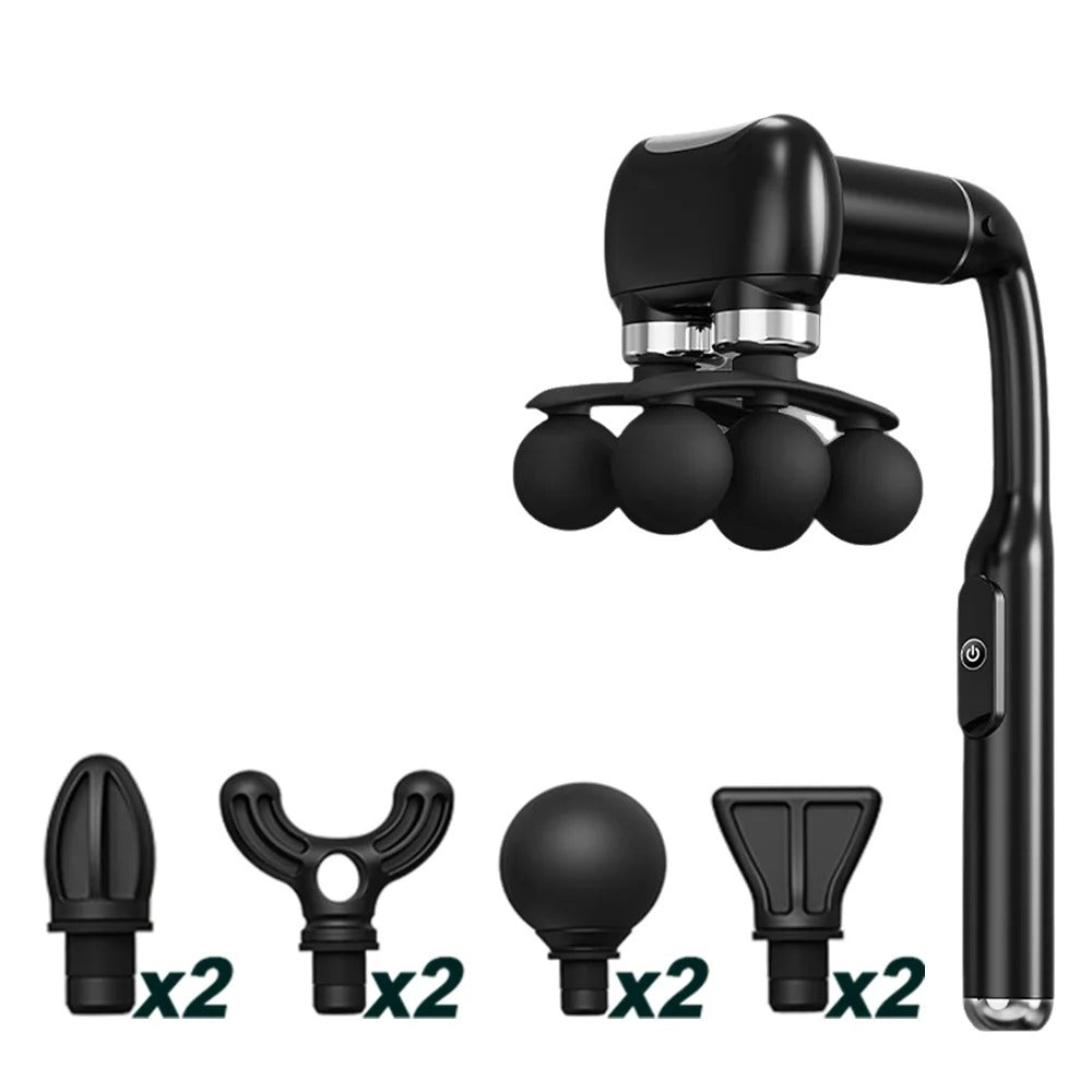 6-Head Rechargeable Multifunction Massager
