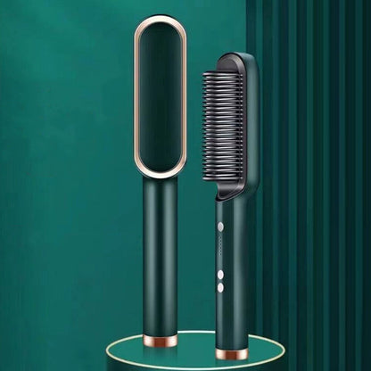 Electric Hair Straightener Comb-909  – Portable Hot Hair Straightening Brush for Smooth & Frizz-Free Hair